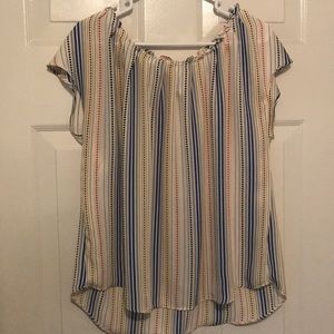 Flowy, sleeveless Lauren Conrad top